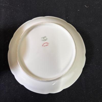 Antique mustache teacup and saucer