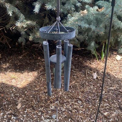 WILD BIRDS UNLIMITED FEEDER, SHEPHERD HOOK, WIND CHIME & TIN SIGNS,