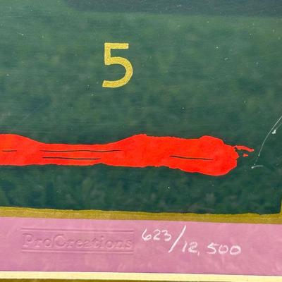 1985 New Orleans Jazz & Heritage Fest Numbered & Framed