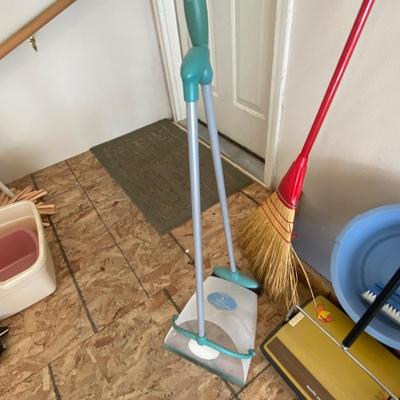 CLEANING SUPPLIES, MOP, BROOM CARPET SWEEPER & MORE