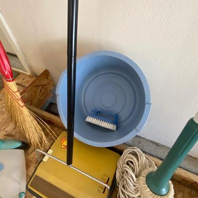 CLEANING SUPPLIES, MOP, BROOM CARPET SWEEPER & MORE