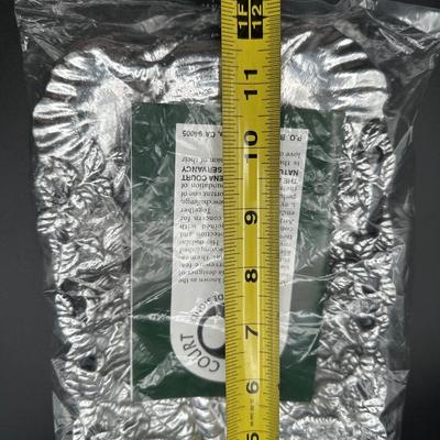 Arthur Court Elephants Aluminum Bread Tray In Original Box