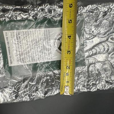 Arthur Court Elephants Aluminum Bread Tray In Original Box