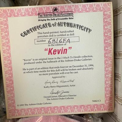 Ashton-Drake Dolls “Kevin” and “Chloe” *New in Box*