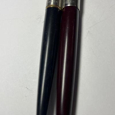 Two Parker fountain pens