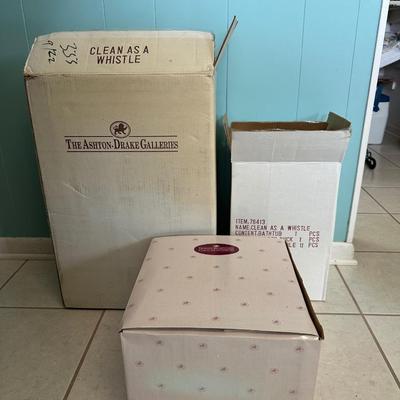 Ashton-Drake “Clean As A Whistle” Porcelain Doll with Accessories *New in Box*