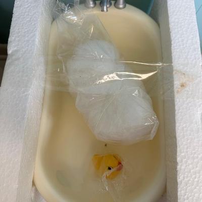 Ashton-Drake “Clean As A Whistle” Porcelain Doll with Accessories *New in Box*