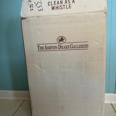 Ashton-Drake “Clean As A Whistle” Porcelain Doll with Accessories *New in Box*