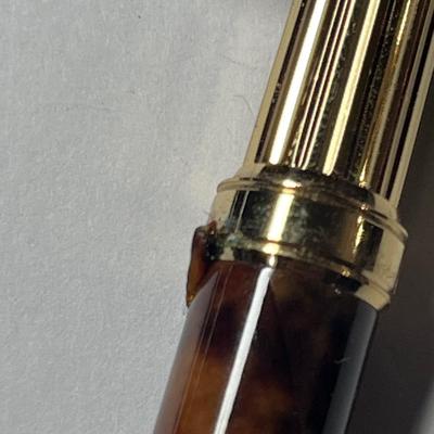 Keno pen (brown) & ink pen