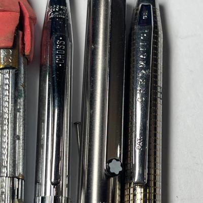 Silver pens & pencil