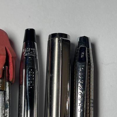 Silver pens & pencil