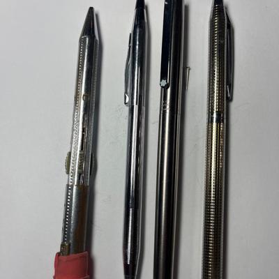 Silver pens & pencil