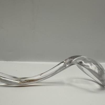 Vintage Gold Floral Etched Glass Bowl, Plate and Spoon