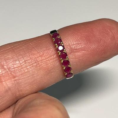Ruby/gold ring (marked “685” - 16kt?)