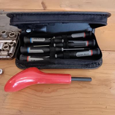 SMALL SOCKET SET, PRECISION SCREWDRIVERS AND WRENCHES