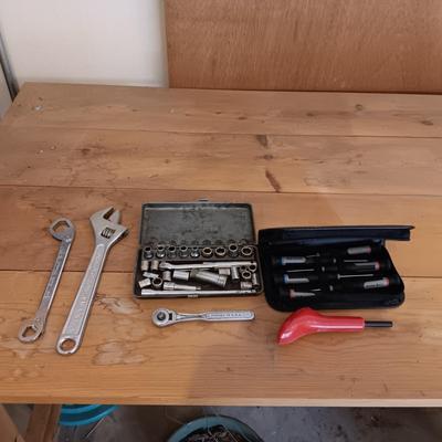 SMALL SOCKET SET, PRECISION SCREWDRIVERS AND WRENCHES