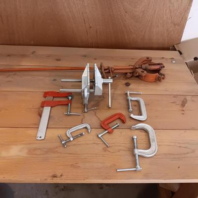 STANLEY 80-702 VICE, C-CLAMPS AND MORE