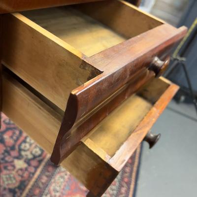 Mahogany Side Table Circa 1860 Hand Made