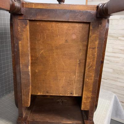 Mahogany Side Table Circa 1860 Hand Made