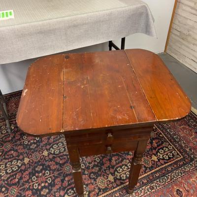 Mahogany Side Table Circa 1860 Hand Made