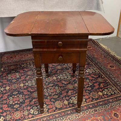 Mahogany Side Table Circa 1860 Hand Made