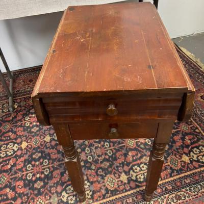 Mahogany Side Table Circa 1860 Hand Made