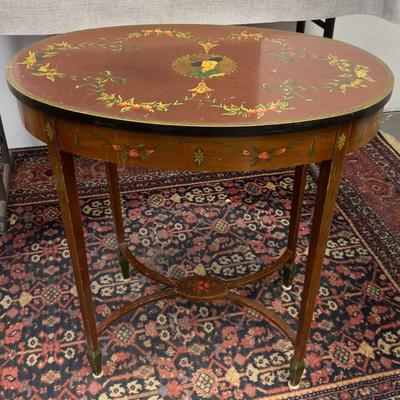 Entry Table Hand Painted 