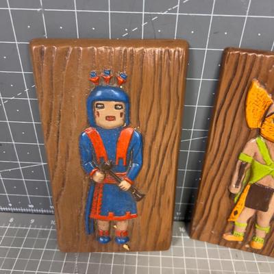Hand Made Ceramics; Kachina's 