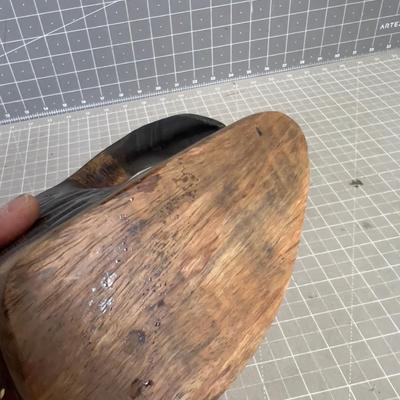 Carved HORN with A Tree INTERESTING! Mug