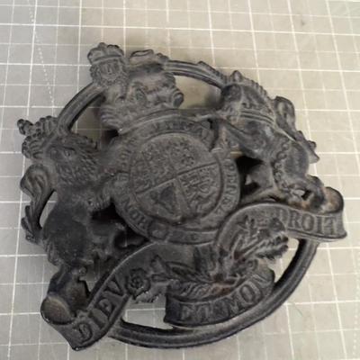 Unique Baccon Press and Trivet, Cast Iron