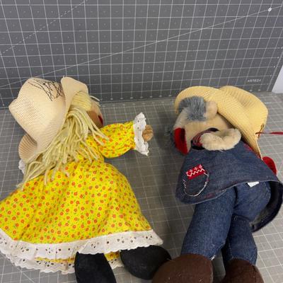 Shot Gun Red Doll, Collection and Miss Daisy, Signed 
