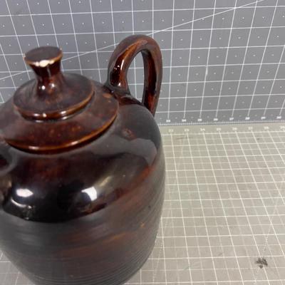 Hand Thrown Tea Kettle , Rustic Look. 