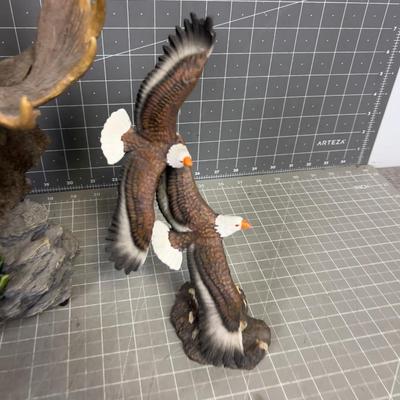 3 RESIN Wild Life Small Statues