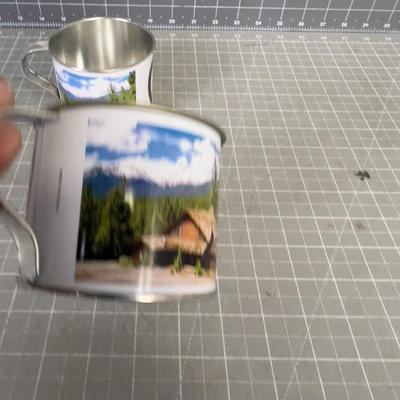 Pondarosa Tin Mugs