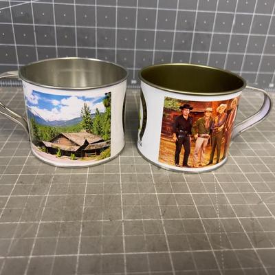 Pondarosa Tin Mugs