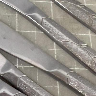National Stainless FLEUR Mid Century Modern Flatware