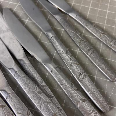 National Stainless FLEUR Mid Century Modern Flatware