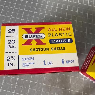 2 Boxes of Western Super X 20 Guage Shot Gun Shells, New old Stock