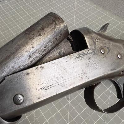 Antique Patent DATE of 1913 Single Barrel Shot Gun WALL HANGER! 
