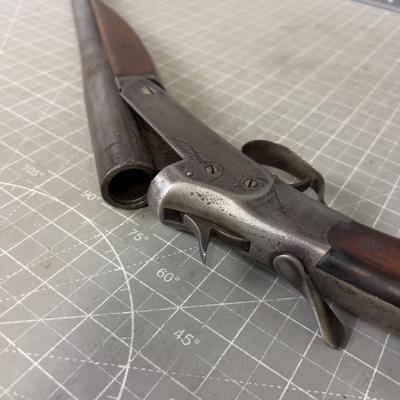 Antique Patent DATE of 1913 Single Barrel Shot Gun WALL HANGER! 