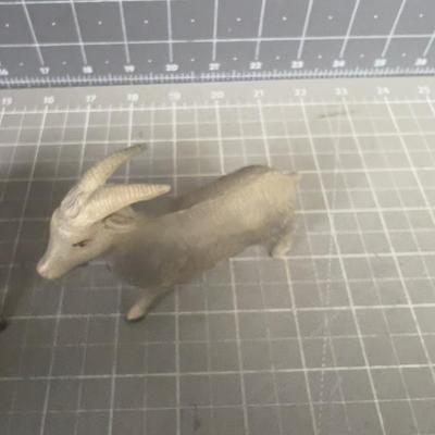 Antique Celluloid Animals; Goats