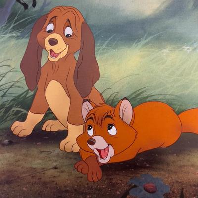 Fox and the Hound LITHOGRAPH 1994 