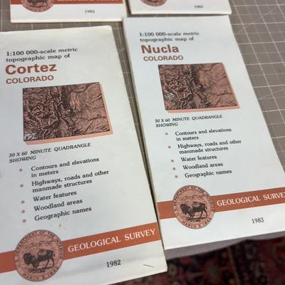 Colorado Topographic Maps LOTS (13 Maps) All Colorado  