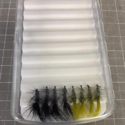 Hand Tied Streamers in a Fly Case