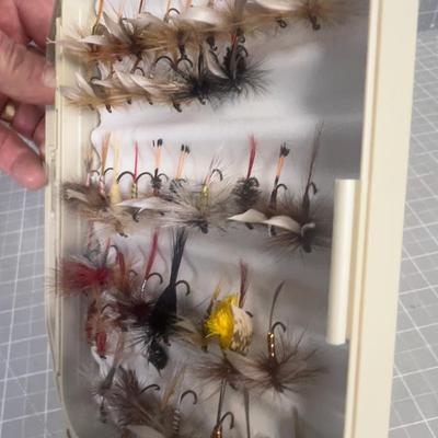 Box full of Dry Flys. Mixed Lot Hand Tied. 