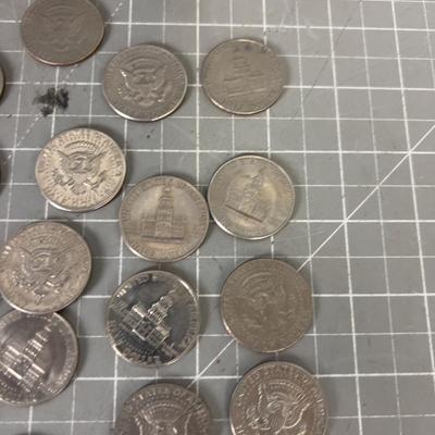 Kennedy Half Dollars, 36 Total 
