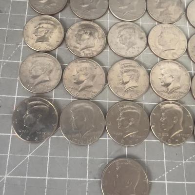 Kennedy Half Dollars, 36 Total 