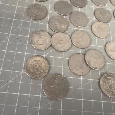 Kennedy Half Dollars, 36 Total 