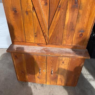 Knotty Pine Cabinet 
