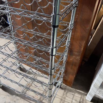 Rolling Wine Rack 